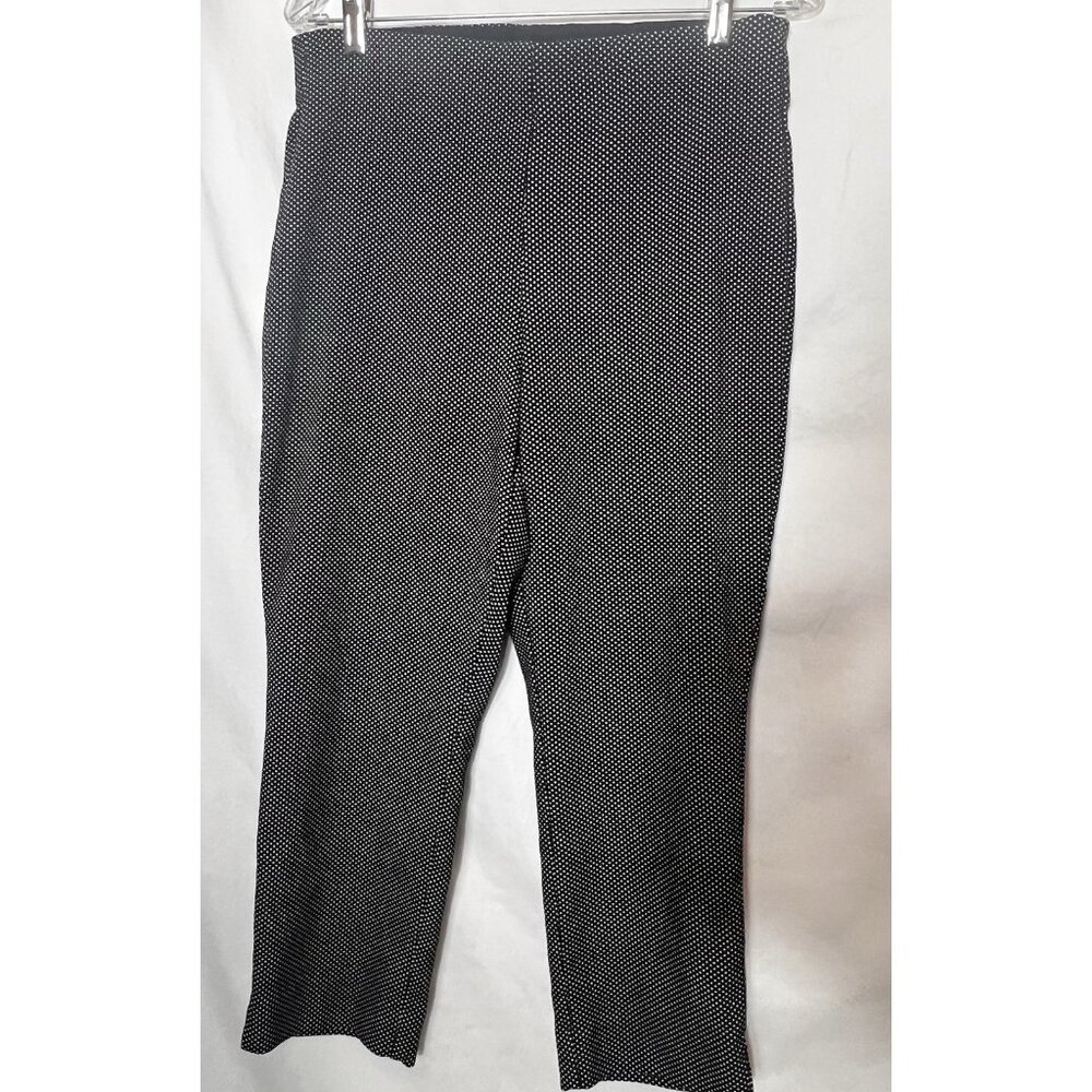 WHBM White House Black‎ Market Black And White Capris Women's Size 12